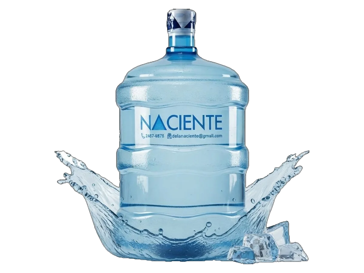 Bidón retornable de 5 galones agua pura de mantos acuíferos para oficinas y empresas en Costa Rica